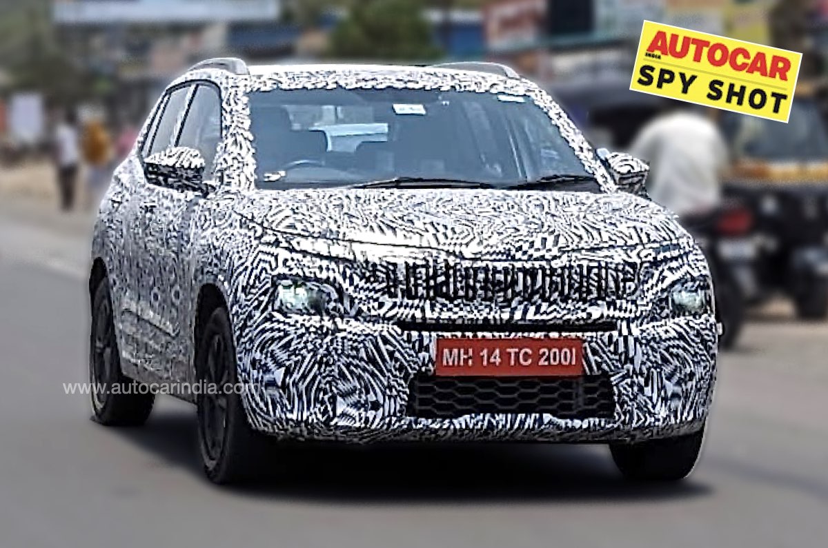 Skoda compact SUV: new spy shots confirm shorter wheelbase