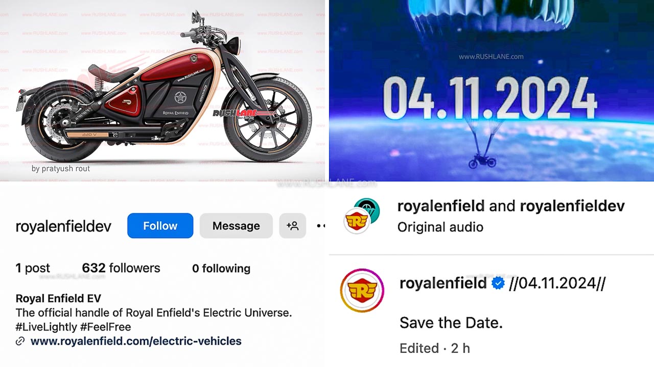 Royal Enfield Electric Motorcycle Debuts 4th Nov 2024 – First Teaser, Website Launched