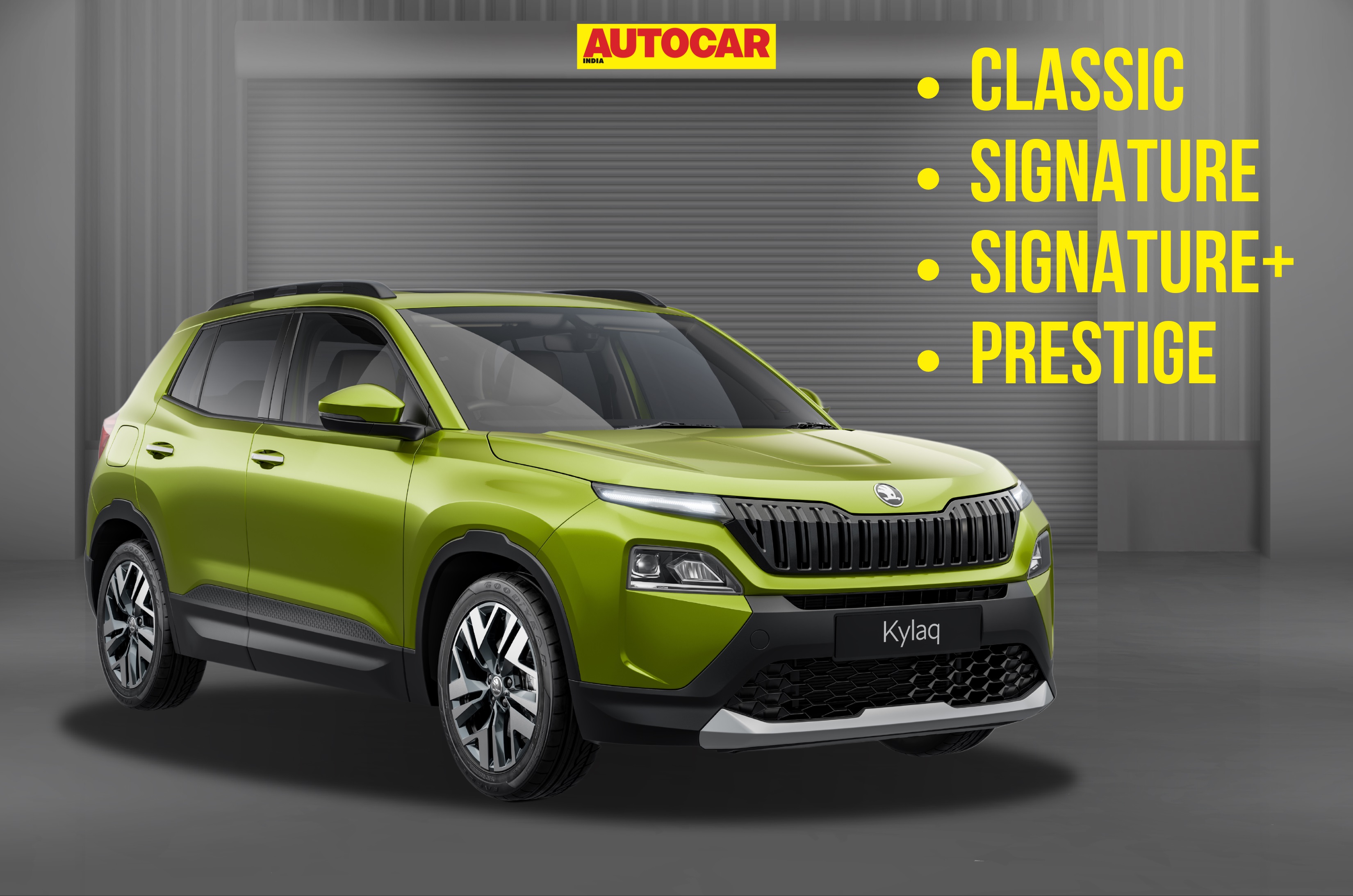 Skoda Kylaq variants explained