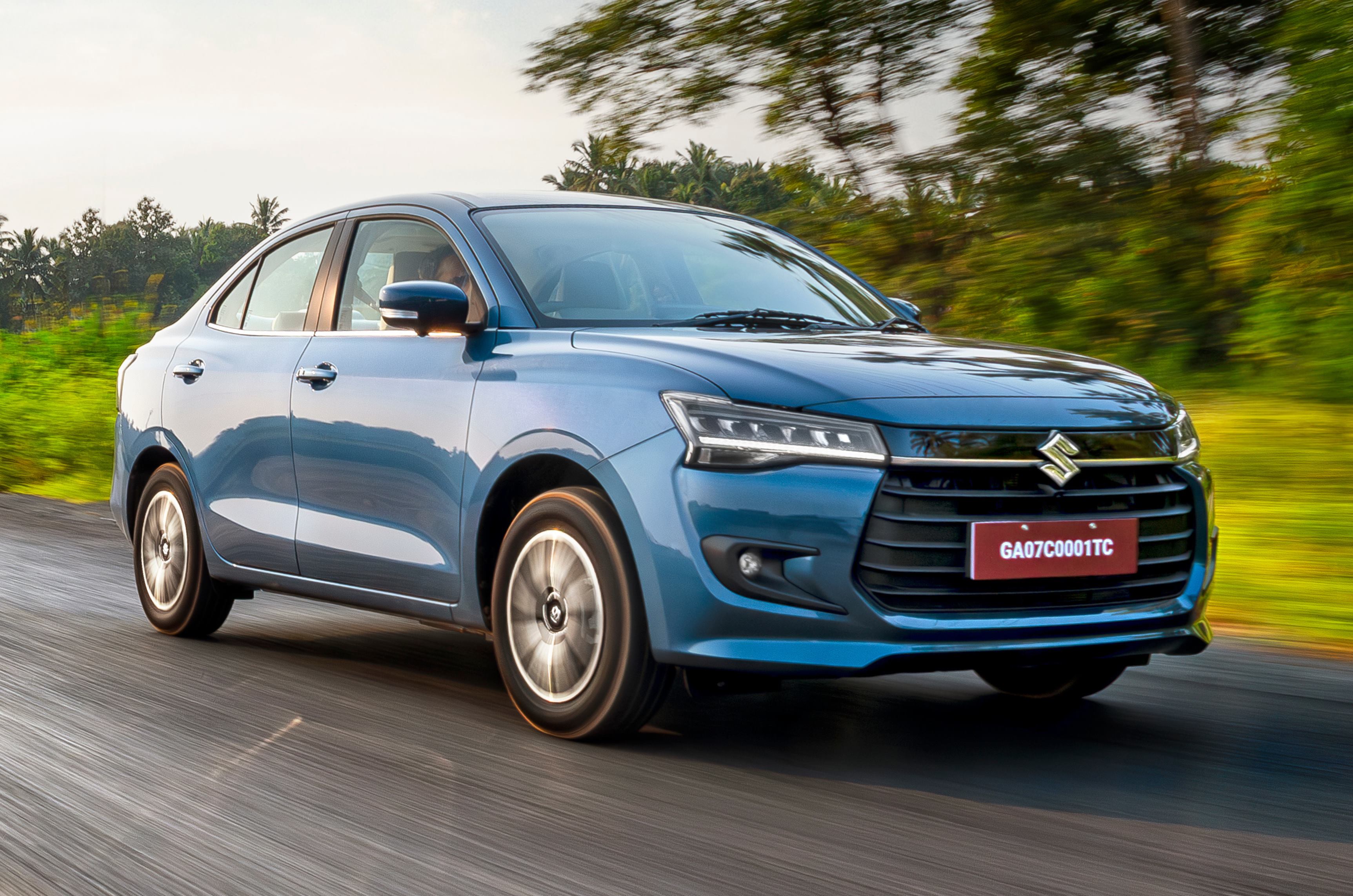 New Maruti Dzire front quarter 