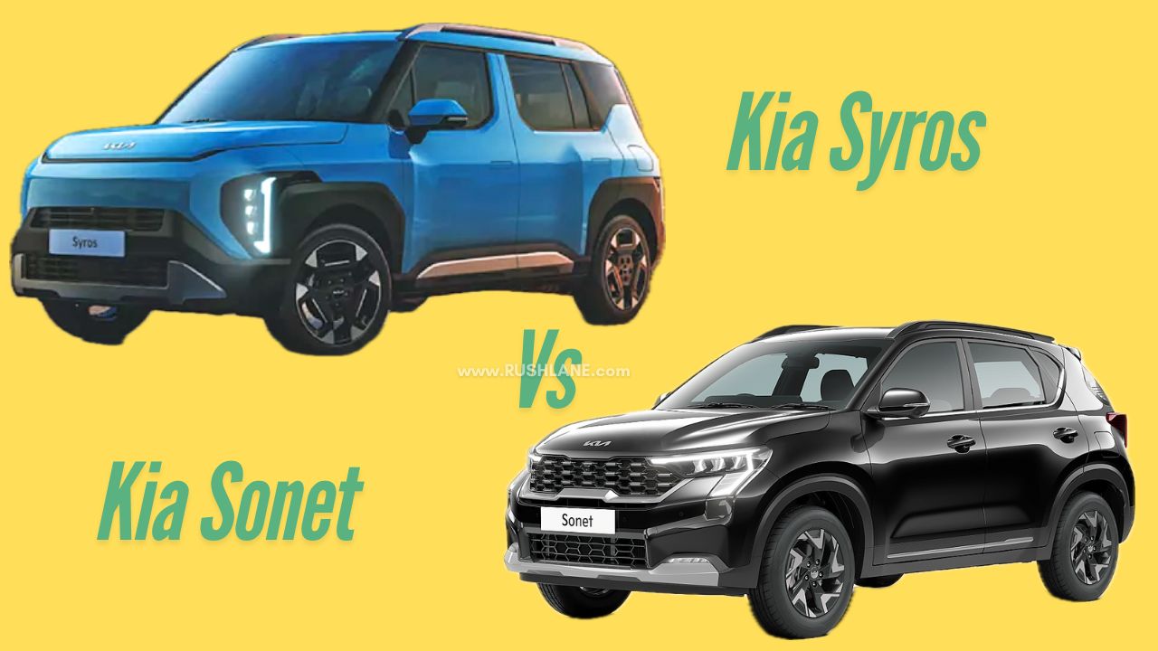 Kia Syros Vs Sonet – Specs, Features, Safety, Dimensions Compared