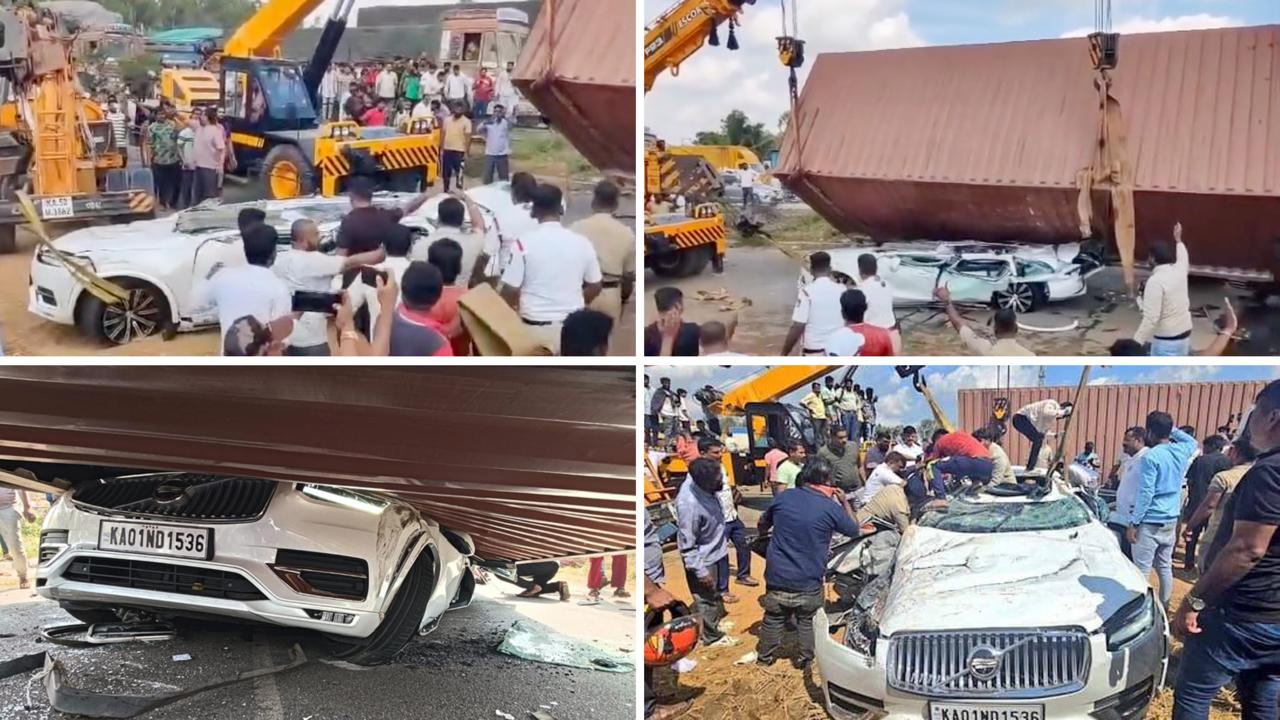 Bengaluru Tragedy – Container Falls On Volvo XC90, Six Killed in Fatal Accident