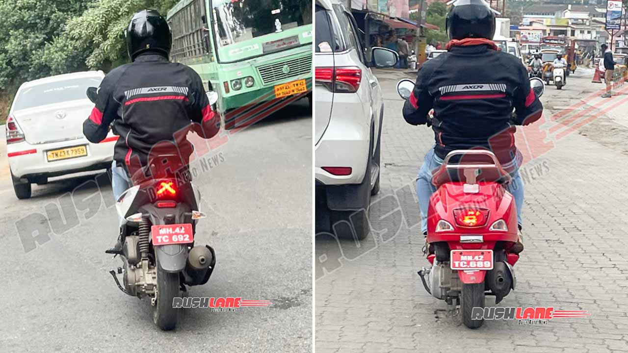 2025 Aprilia And Vespa Scooters Spied In Ooty- New Features Expected