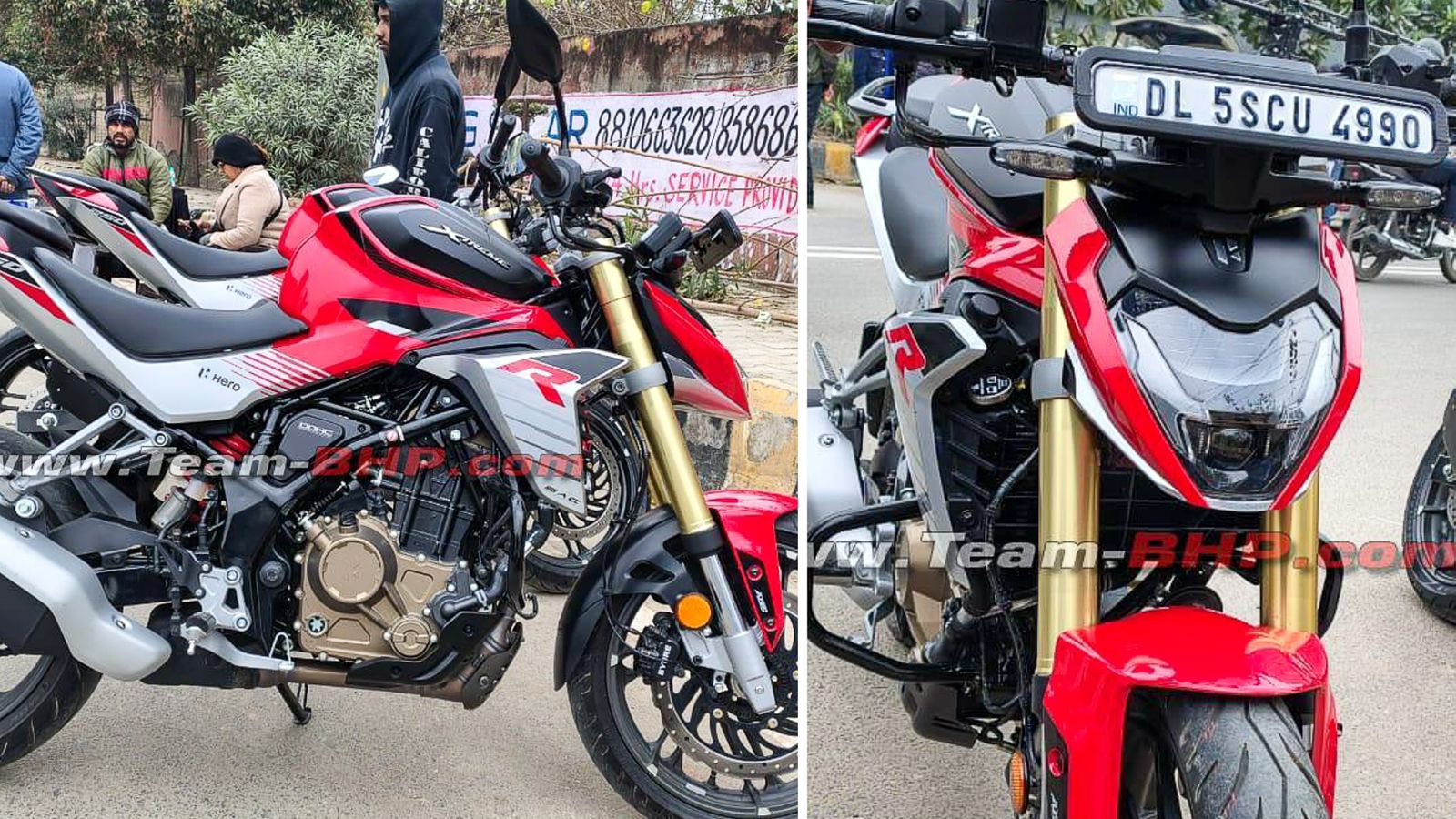 New Hero Xtreme 250R Spied Ahead Of Launch In Delhi – TVC Shoot