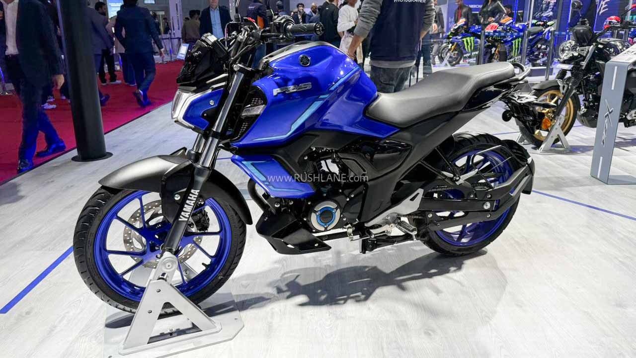 2025 Yamaha FZ Hybrid Debuted At Auto Expo – More Features, Mileage