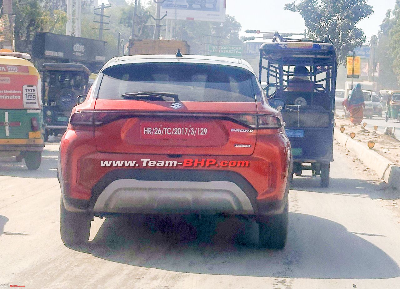 Maruti Fronx Hybrid Spotted In Gurgaon Ahead Of Launch