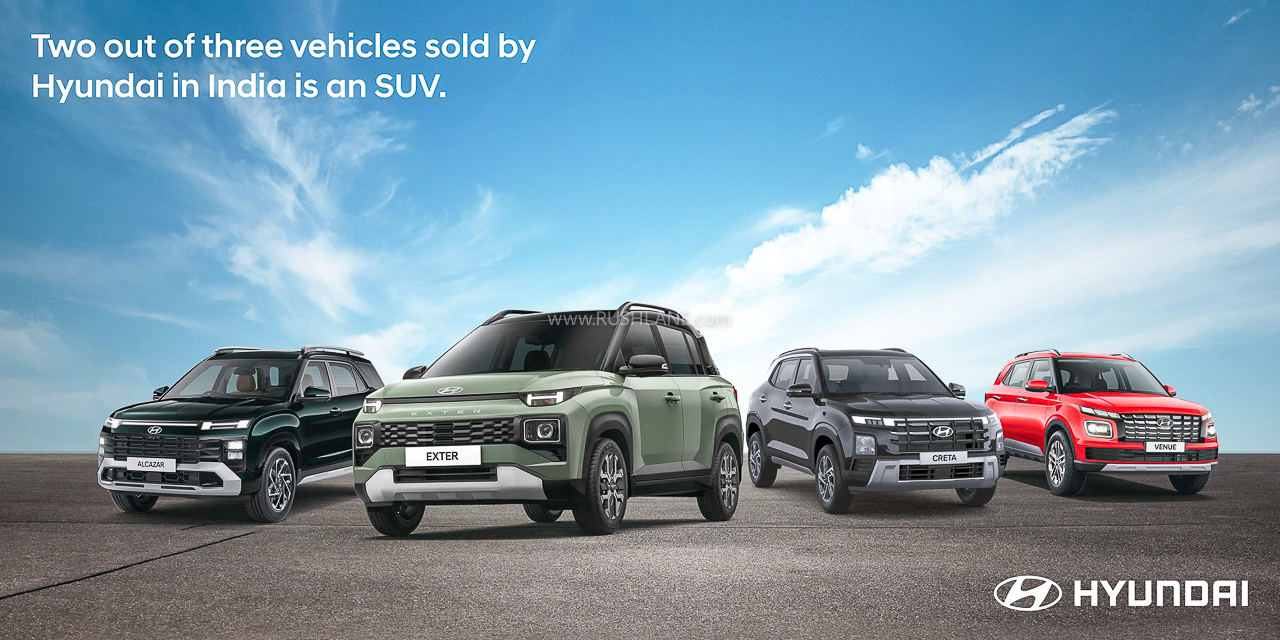 Hyundai Records New Milestone in FY 2025 – 2 Out of 3 Cars Sold Are SUVs, Over 53% Feature Sunroof