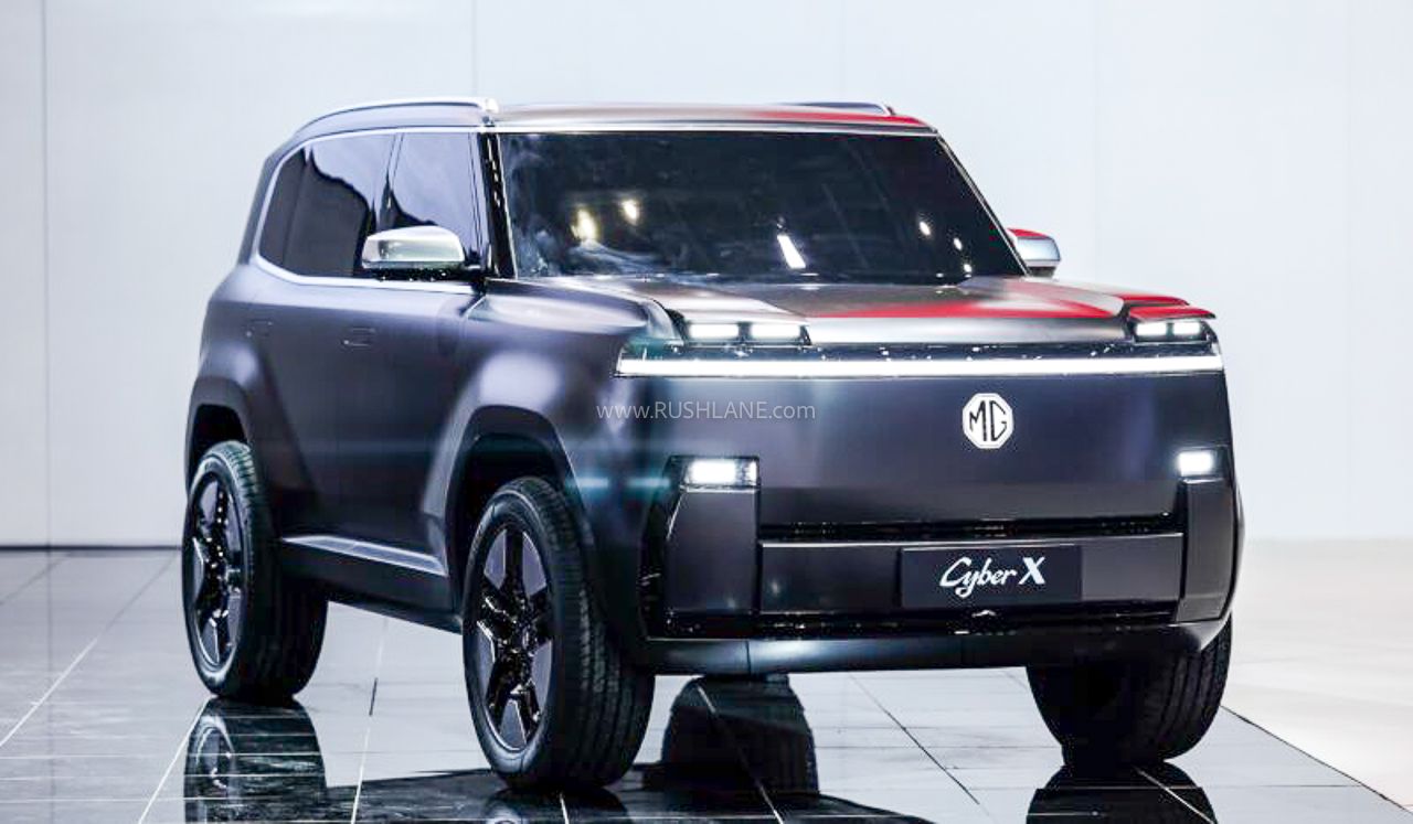 MG Cyber X Electric SUV Concept Debuts – 4.3m Long (Tata Sierra EV Rival?)