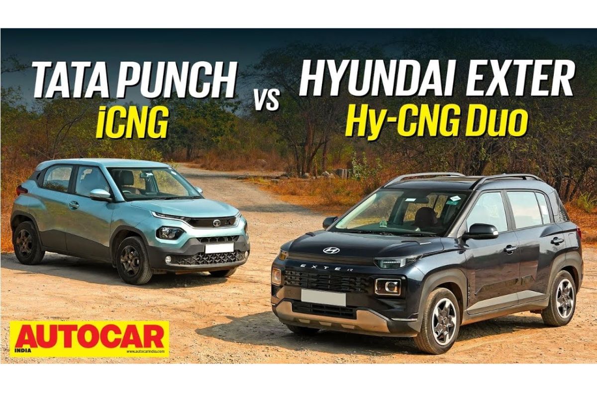 Tata Punch CNG vs Hyundai Exter CNG video review