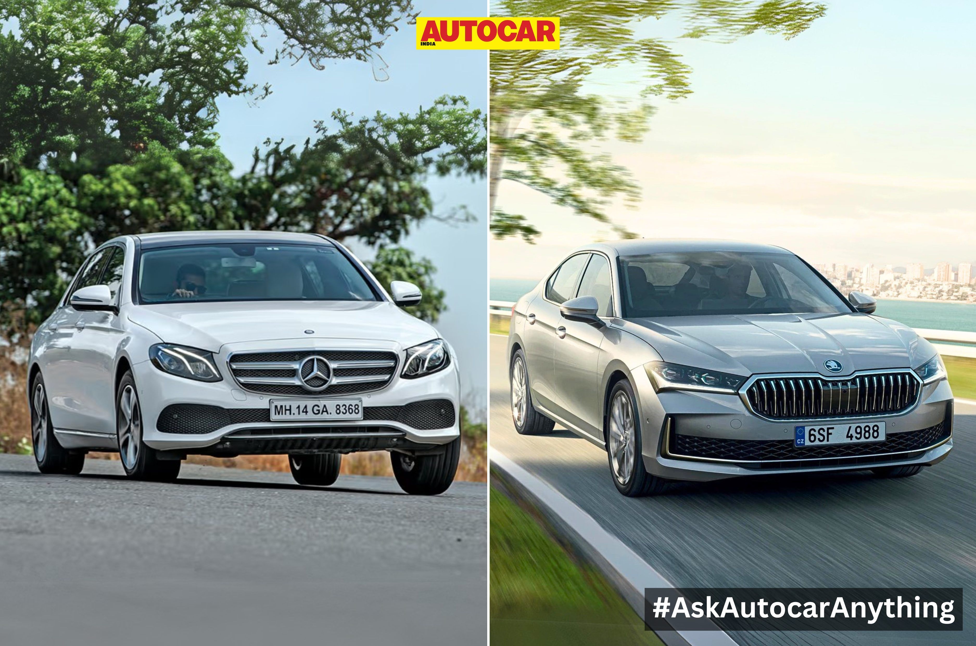 Upcoming Skoda Superb or used Mercedes E-Class