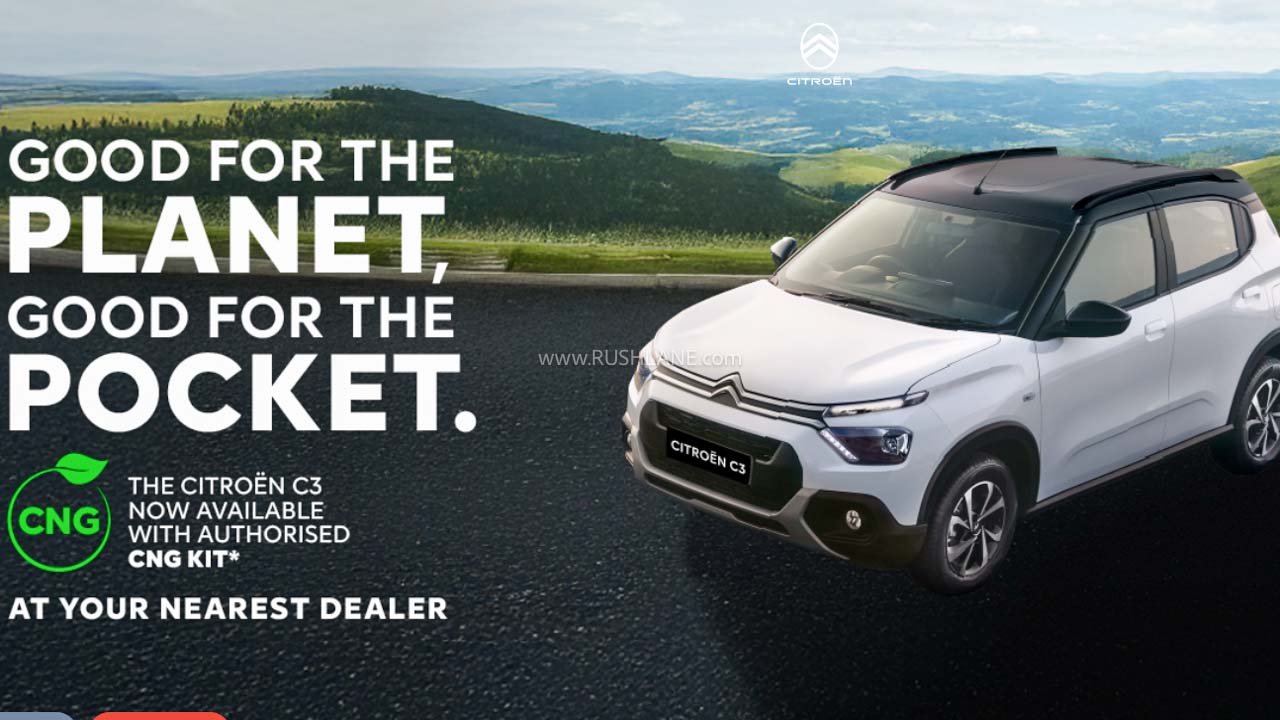 Citroen C3 CNG Retrofit Kit Launch Price Rs 93k – 28.1 Km/Kg Mileage