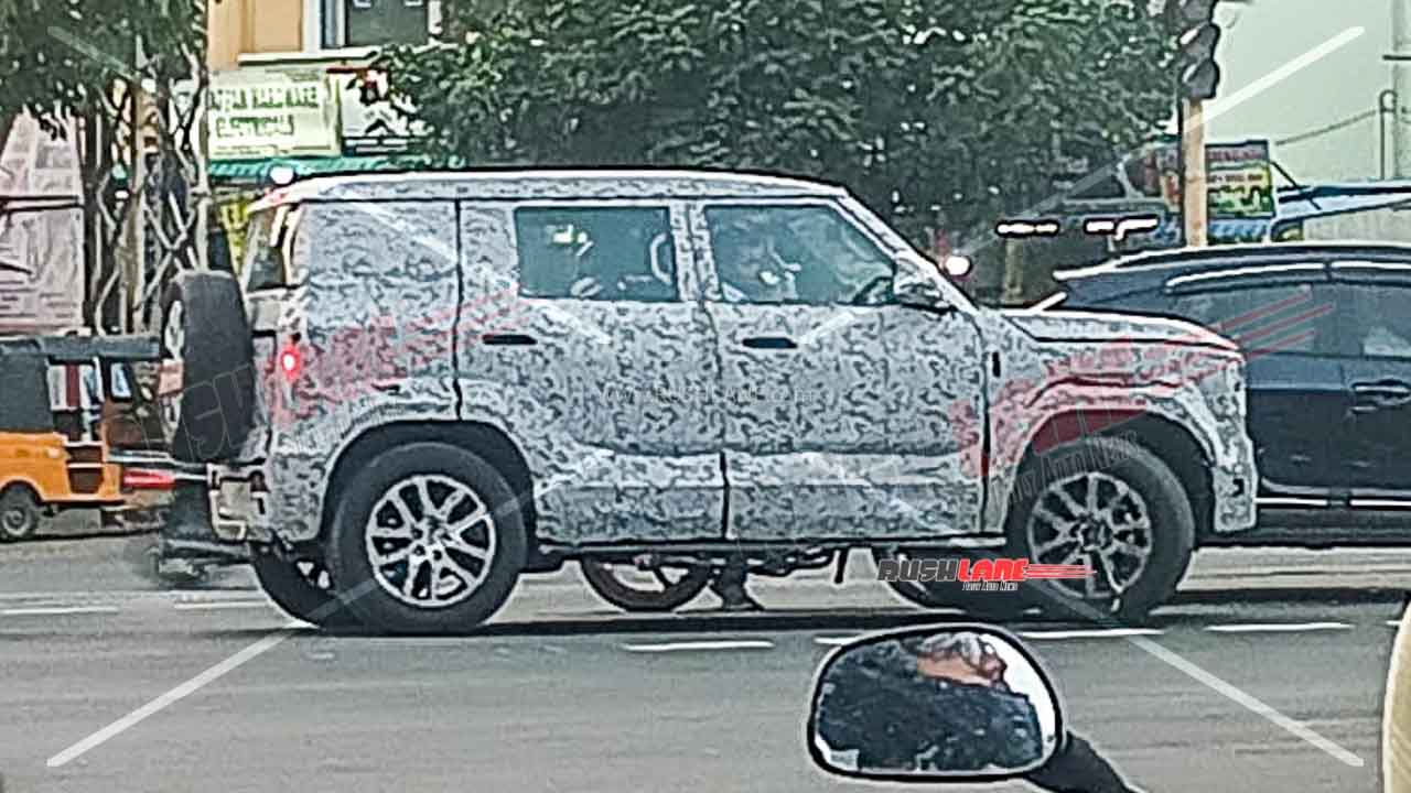 2026 Mahindra Bolero Side View Spied – New Sub 4m SUV?