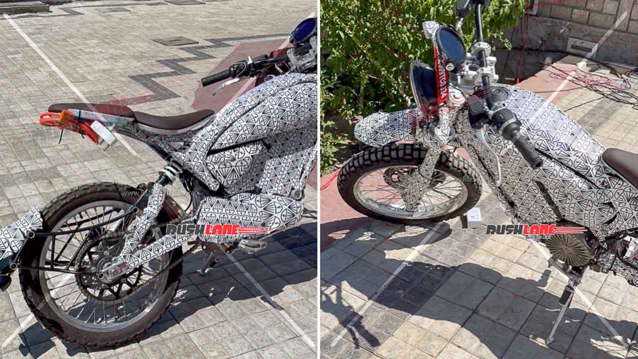 Royal Enfield Scrambler Electric Bike Spied In Ladakh