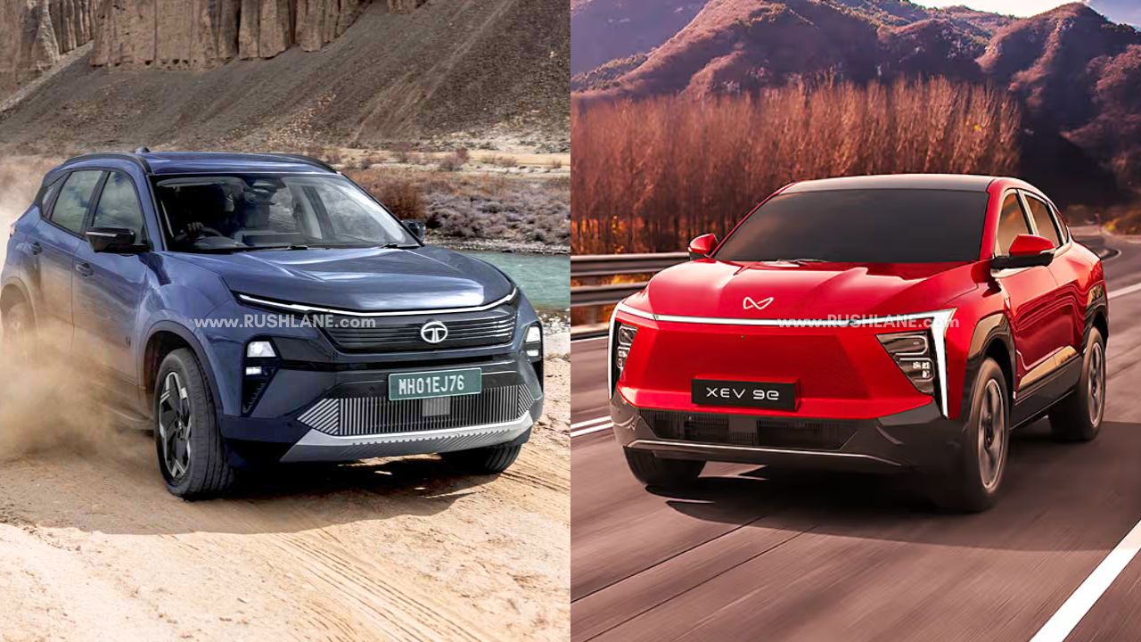 Tata Harrier EV vs XEV 9e – Specs, Features, Size Compared