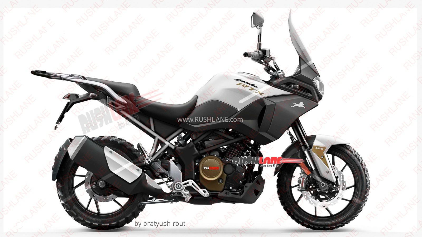 New TVS Apache RTX 300 Rendered Based On Spy Shots Before Launch