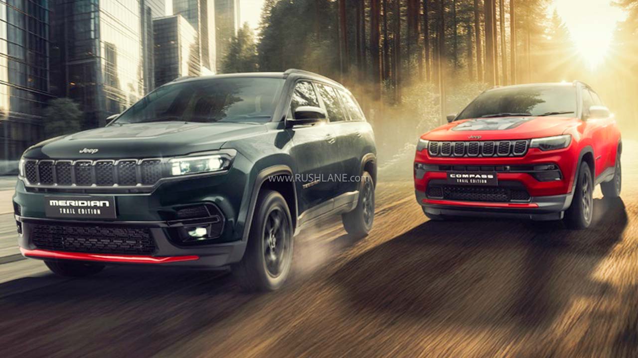 Jeep Compass and Meridian Trail Edition Launch Price Starts Rs 25.41 L