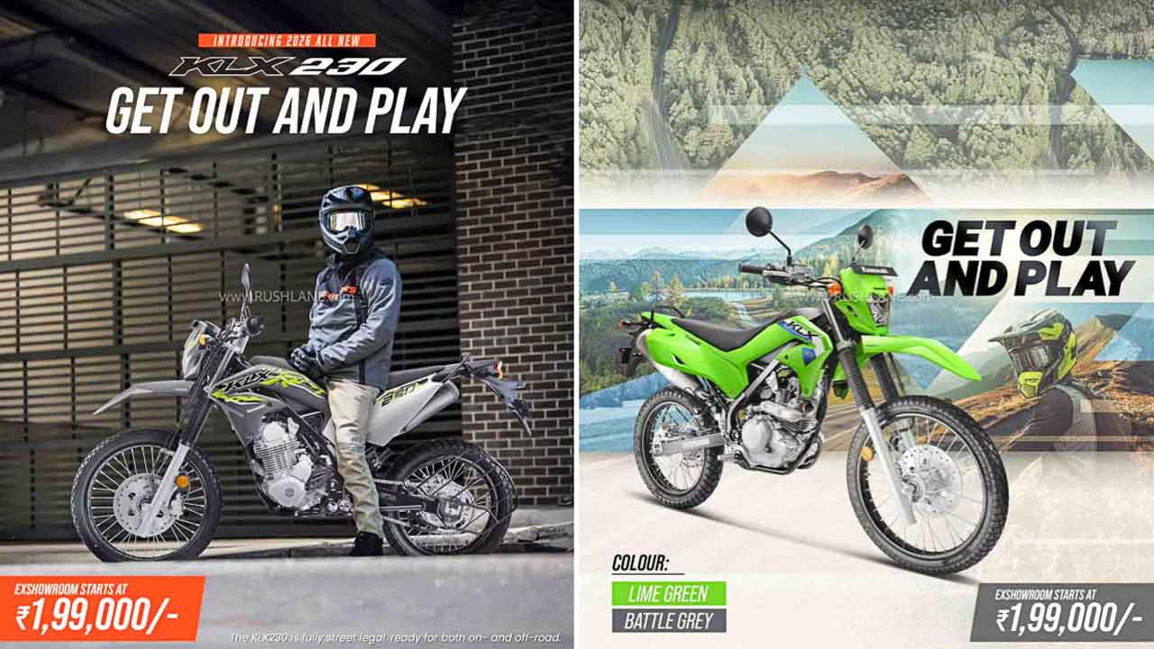 2026 Kawasaki KLX230 Launch Price Rs 1.94 Lakh – Massive Price Cut
