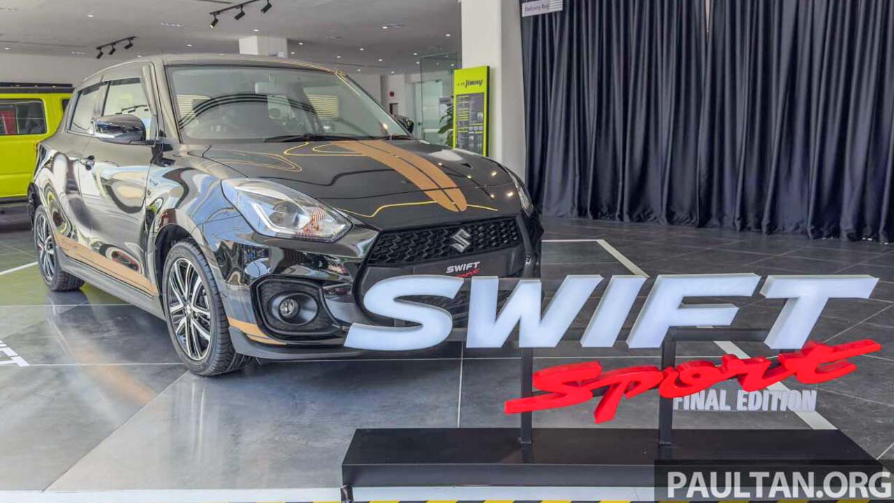 Suzuki Swift Sport Final Edition Breaks Cover – RM138k (Rs 29 Lakh)