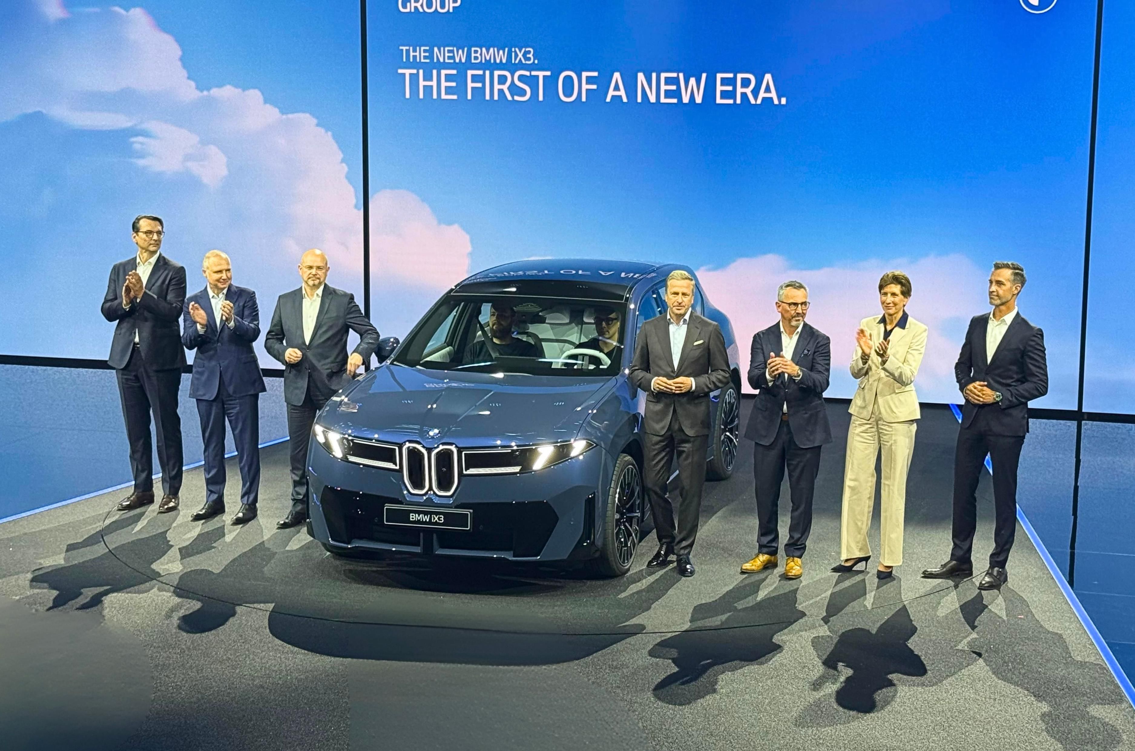 New BMW iX3 being revealed