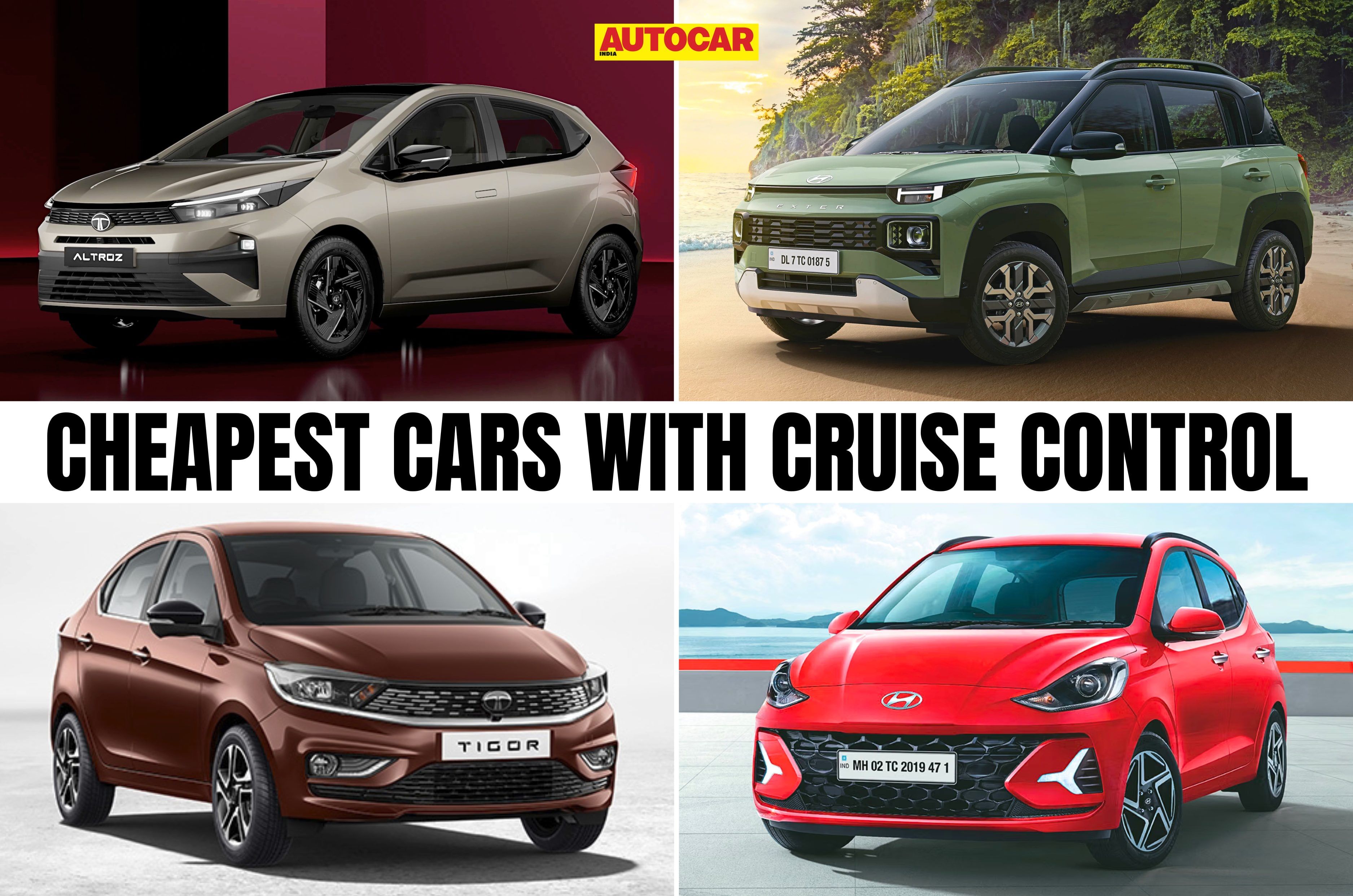 Most affordable cars with cruise control
