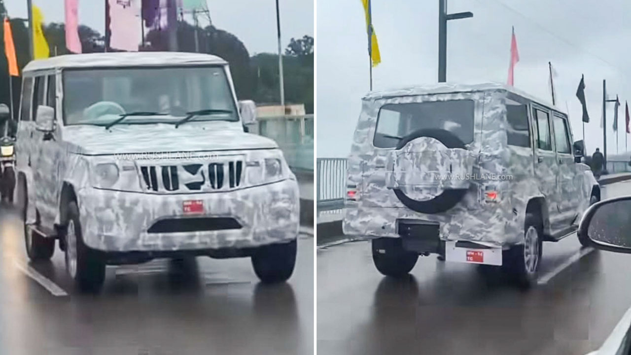 New 2025 Mahindra Bolero Spied Testing – Silver Jubilee Update Launch Soon