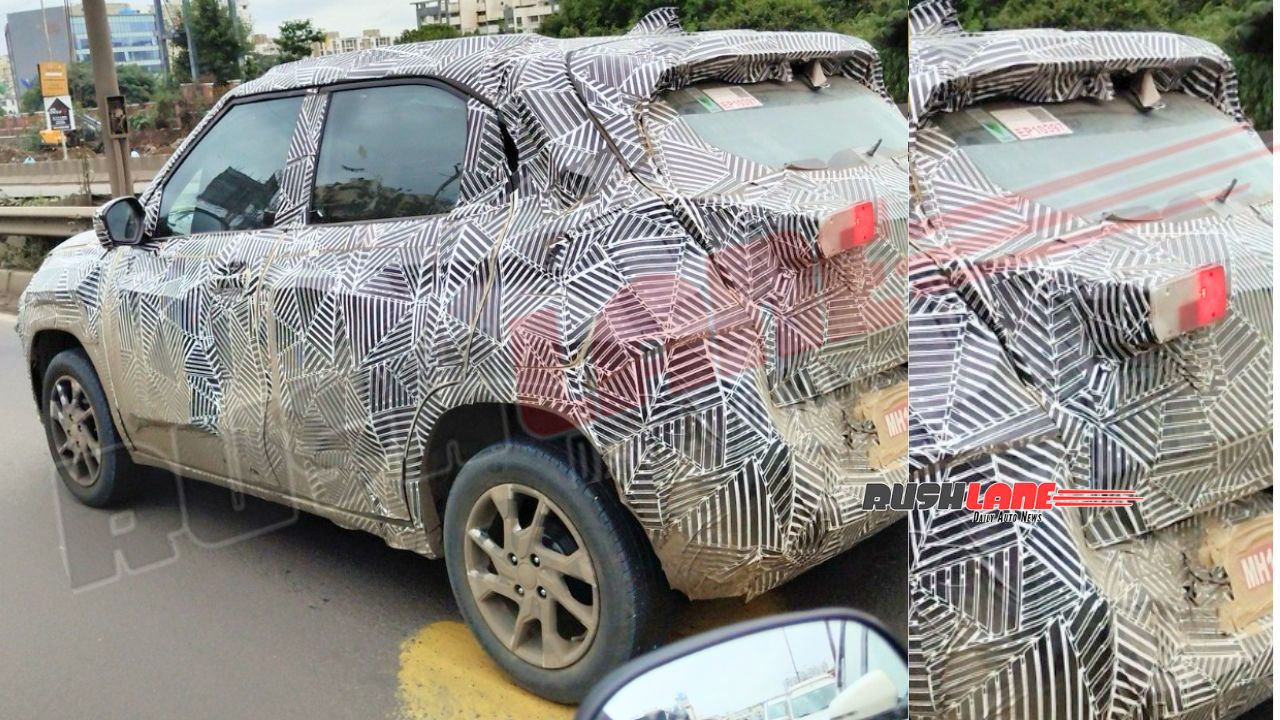 Tata Punch Facelift New Rear Design Spied Before Launch – Details