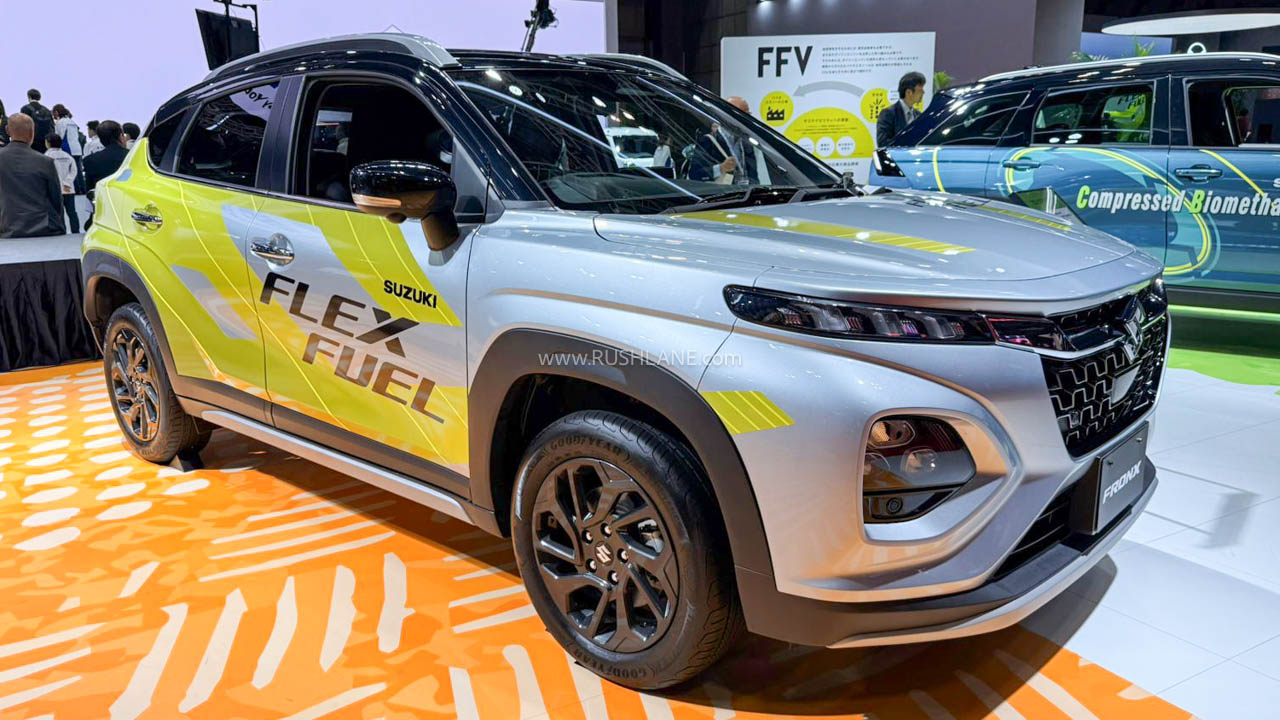 Maruti Suzuki Fronx Flex Fuel Variant Unveiled – India Launch Likely In 2026