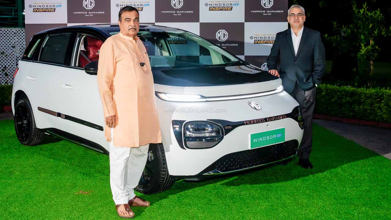MG Windsor Inspire Edition Launch Price Rs 16.65L – 300 Units Only