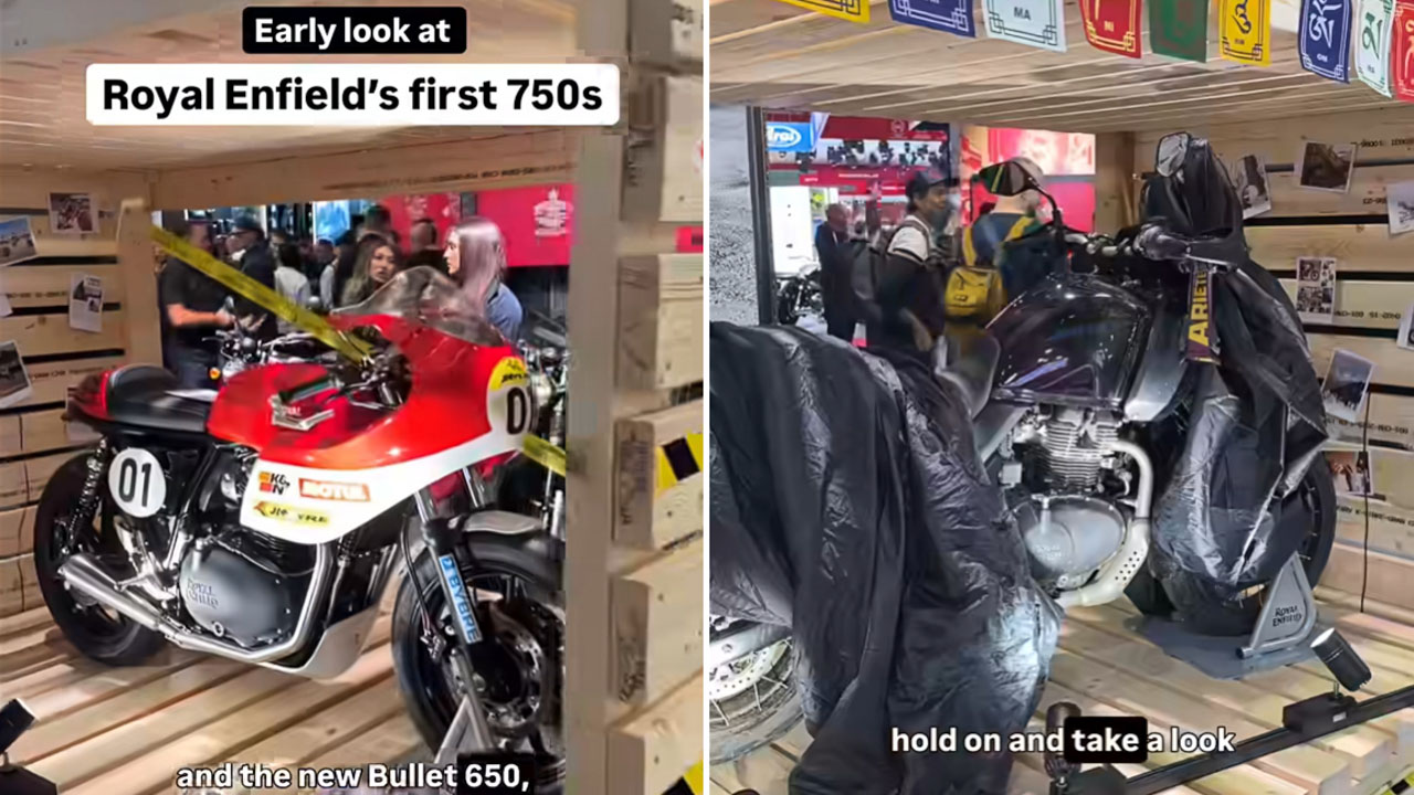 Royal Enfield Continental GT 750, Himalayan 750 Showcased At EICMA