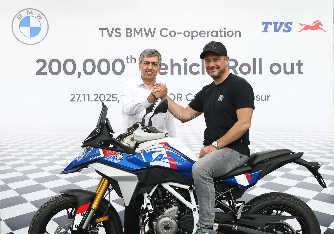 TVS Starts Manufacturing BMW F 450 GS in India – Achieves New Milestone