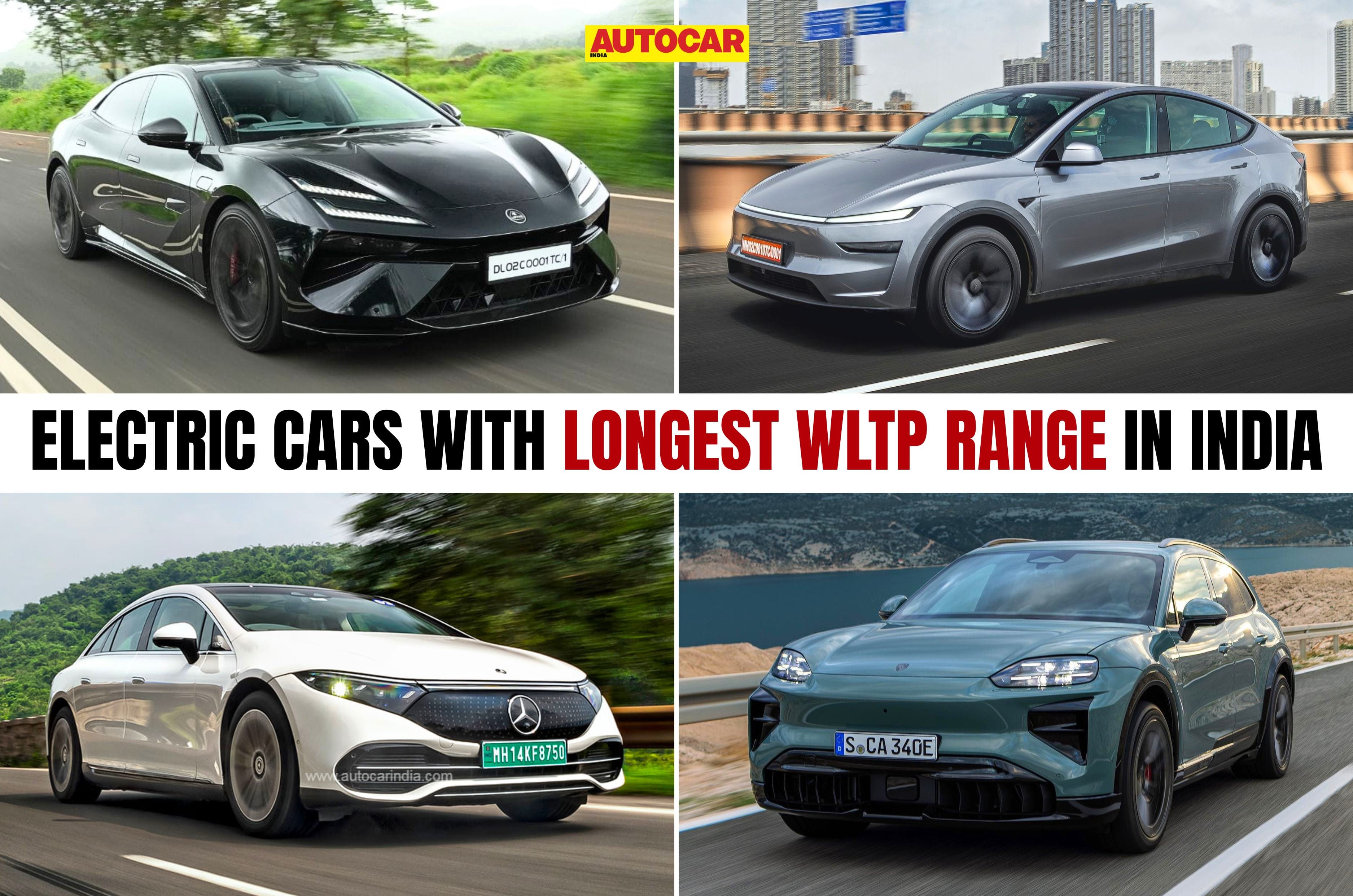 Top 10 premium EVs with the highest claimed range in India