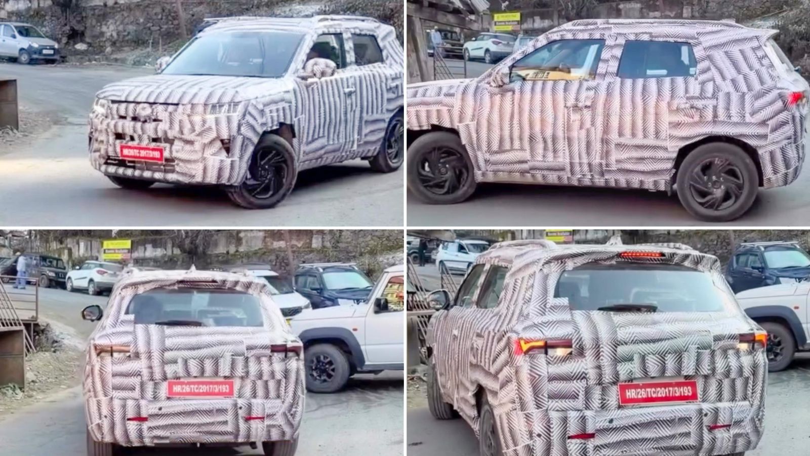 2026 Maruti Brezza Facelift Spied In Manali – Testing With Jimny