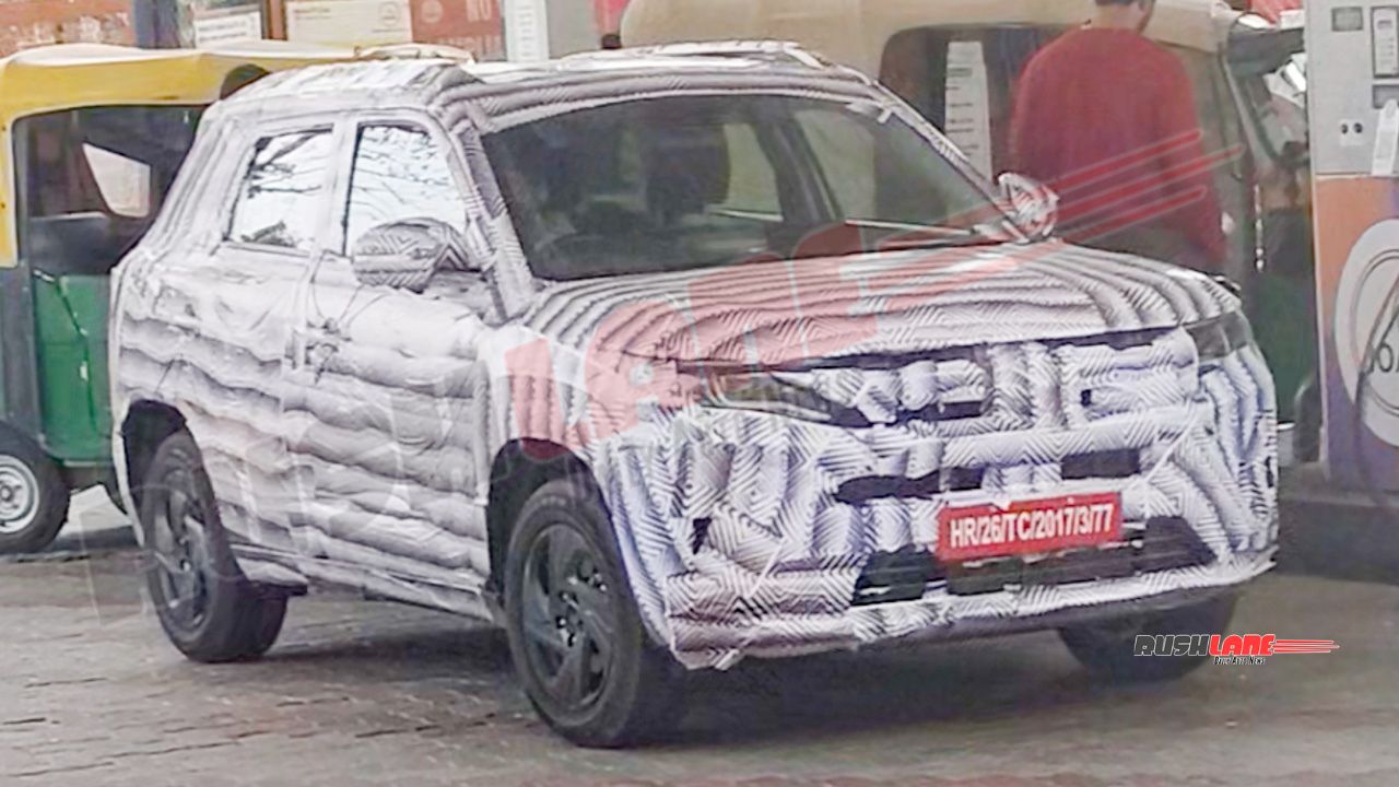 2026 Maruti Brezza Facelift Spied