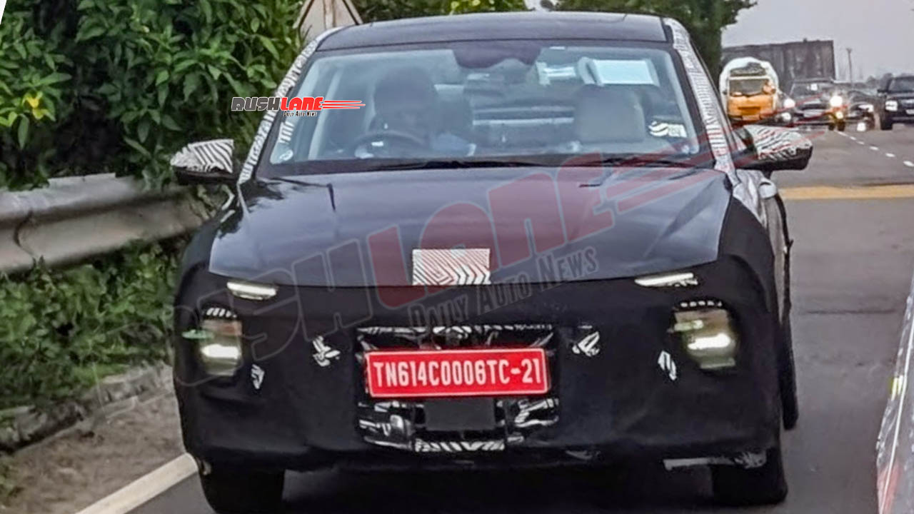New 2026 Hyundai Verna Facelift Spied
