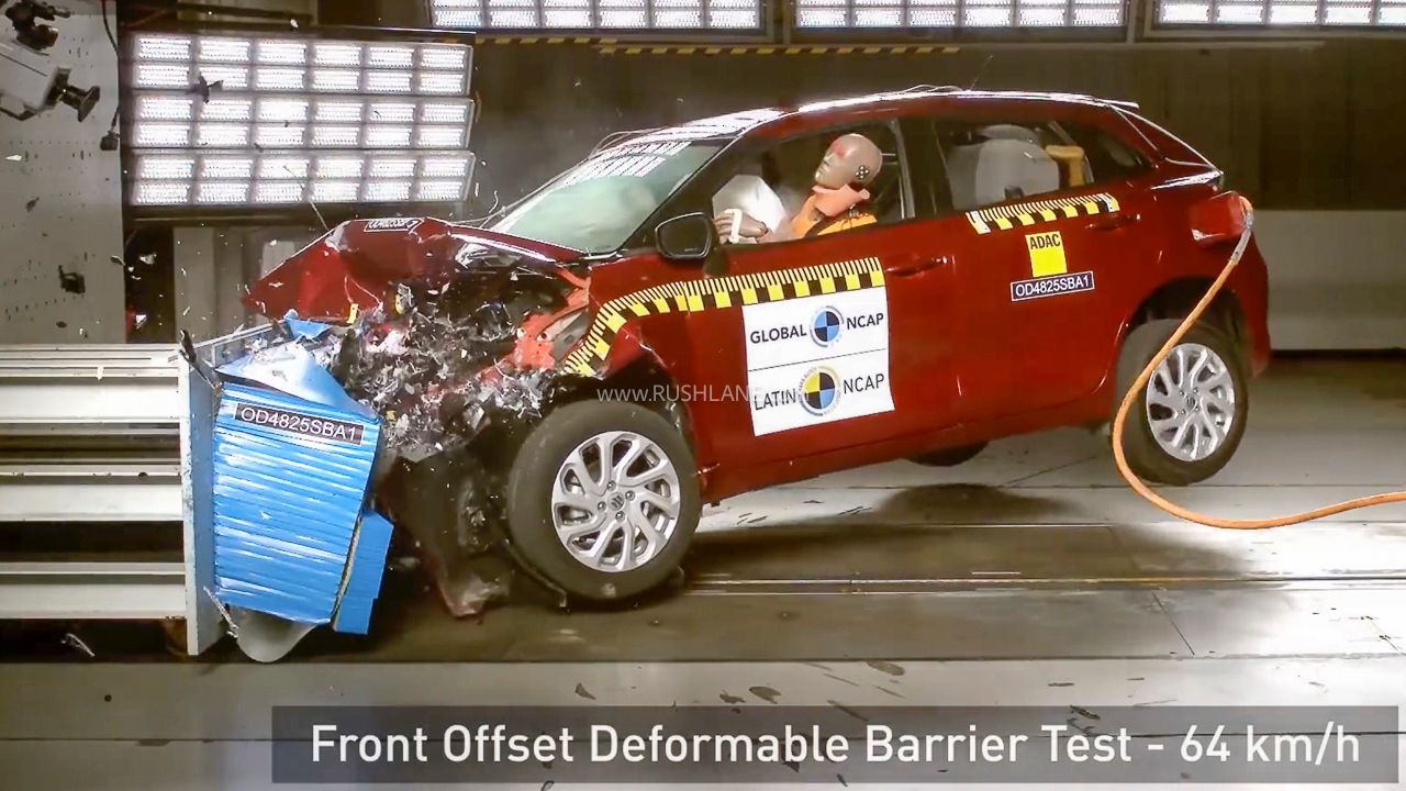 India Made Suzuki Baleno Scores 2 Stars in Latin NCAP Crash Test