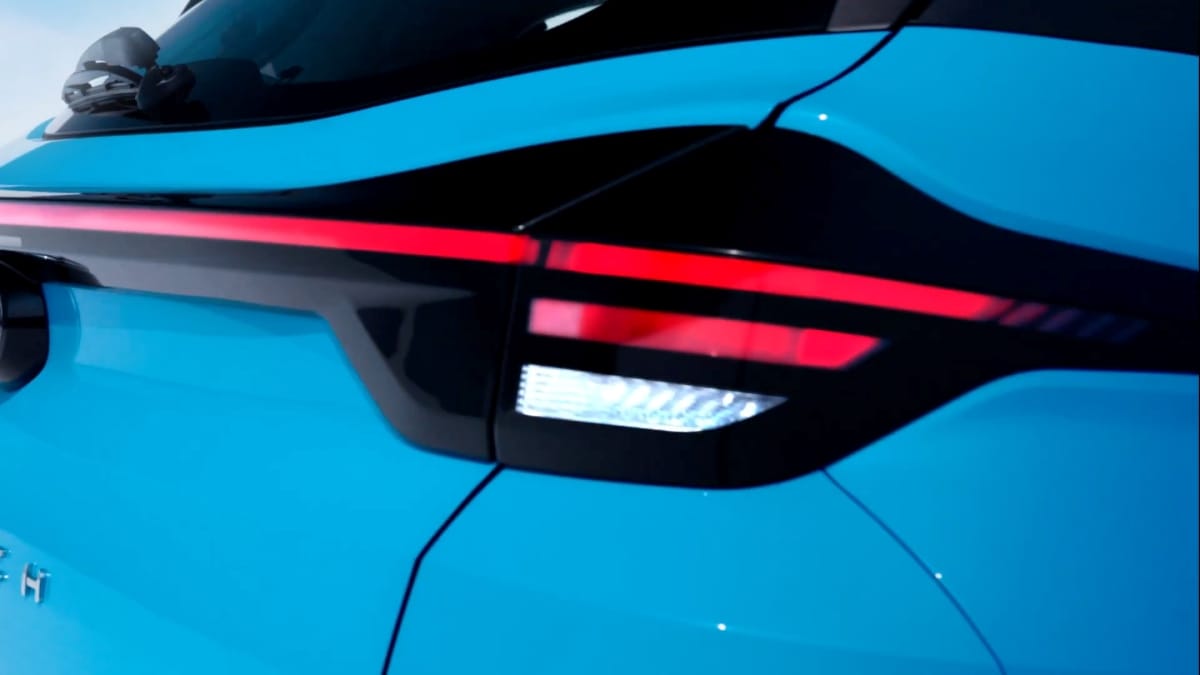 2026 Tata Punch facelift teaser taillights