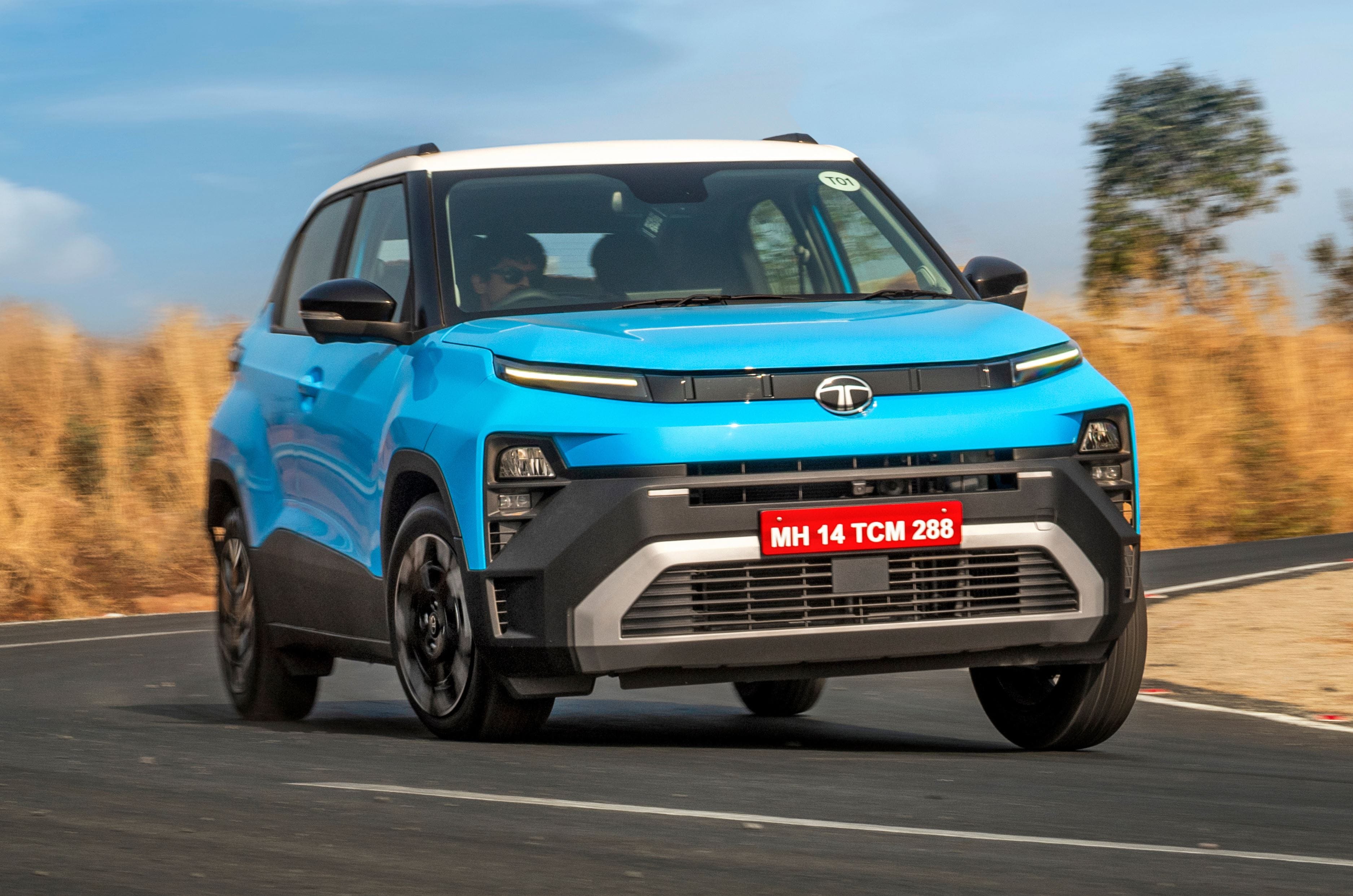 2026 Tata Punch Turbo cornering front