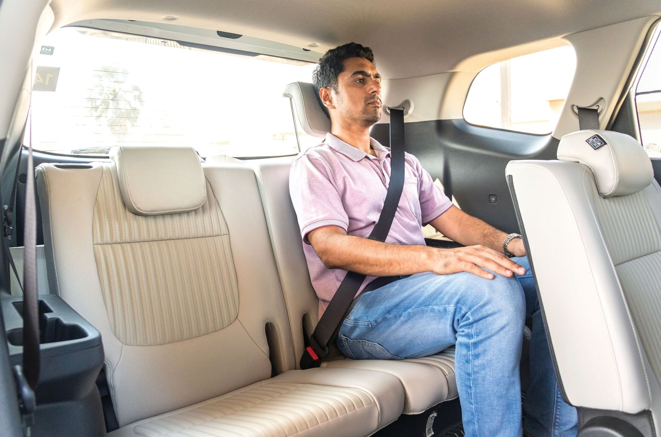 Kia Carens Clavis EV third row seats