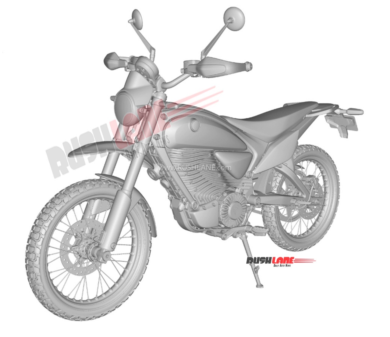 Royal Enfield Electric FF S6 Scrambler Patented Before Launch