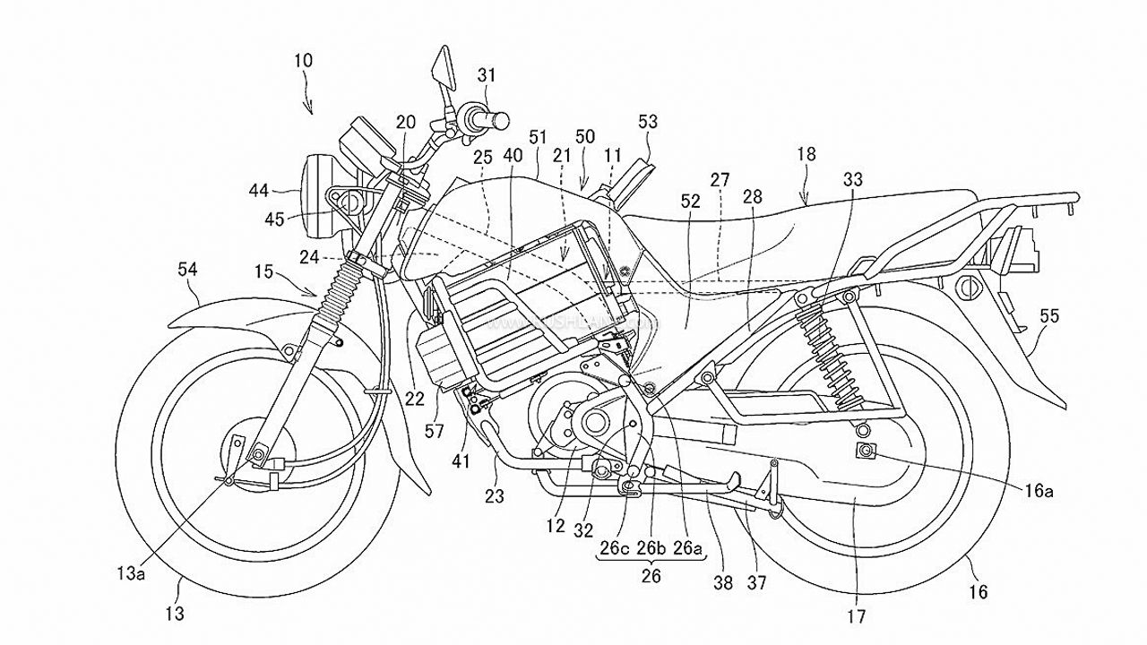 Honda Electric Commuter Motorcycle Patent Leaks – Retro Design, Removable Battery