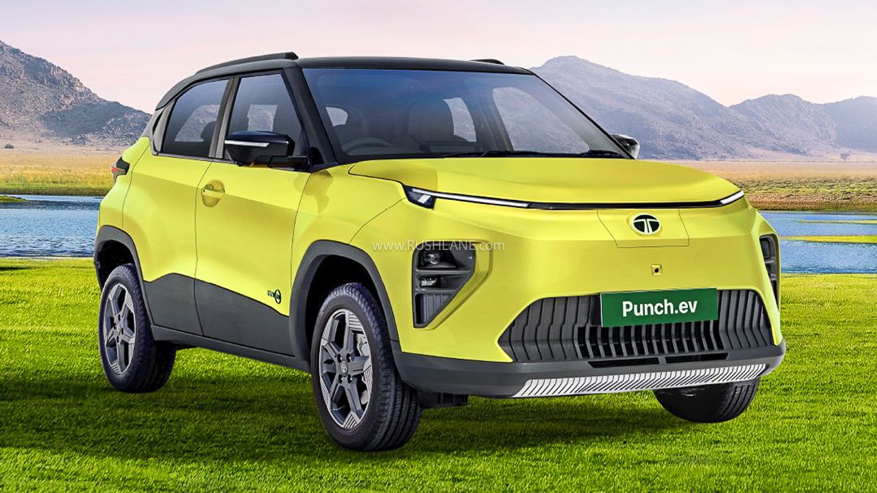 2026 Tata Punch EV Facelift Revealed Ahead Of Launch – New Colour, Alloys