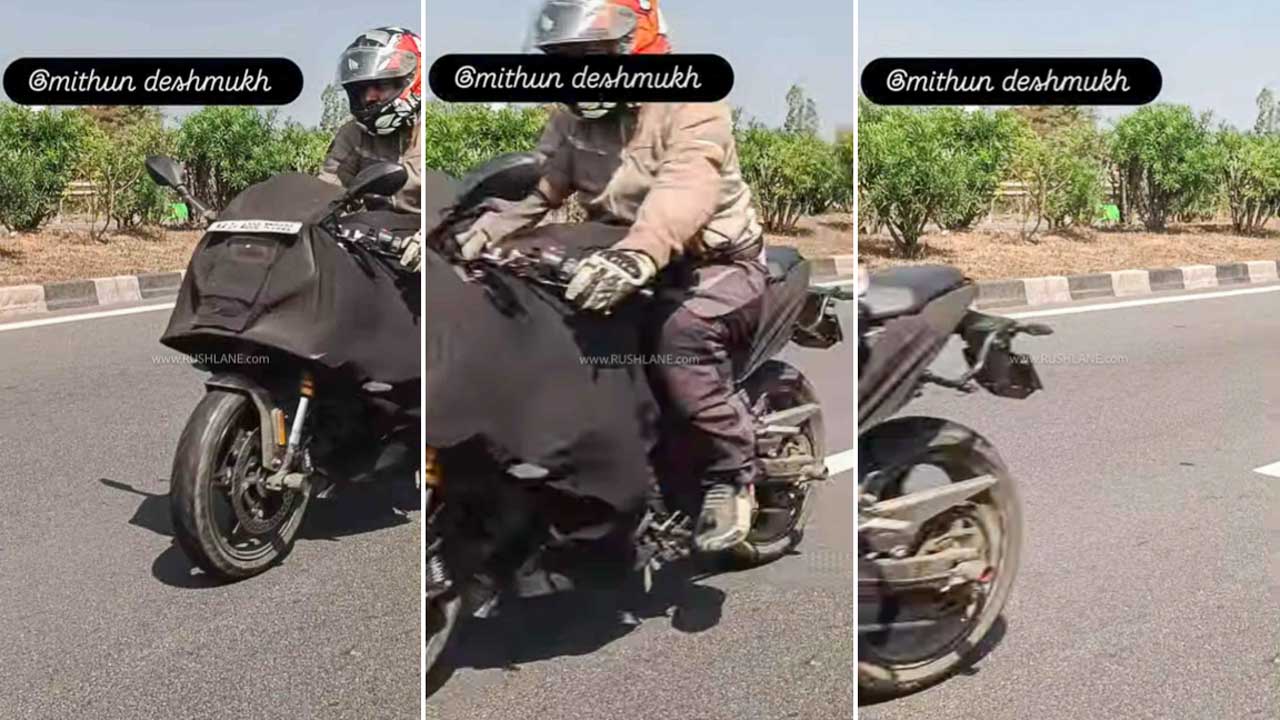 TVS Apache RR 450 Spied For The First Time – Or BMW F 450 RR