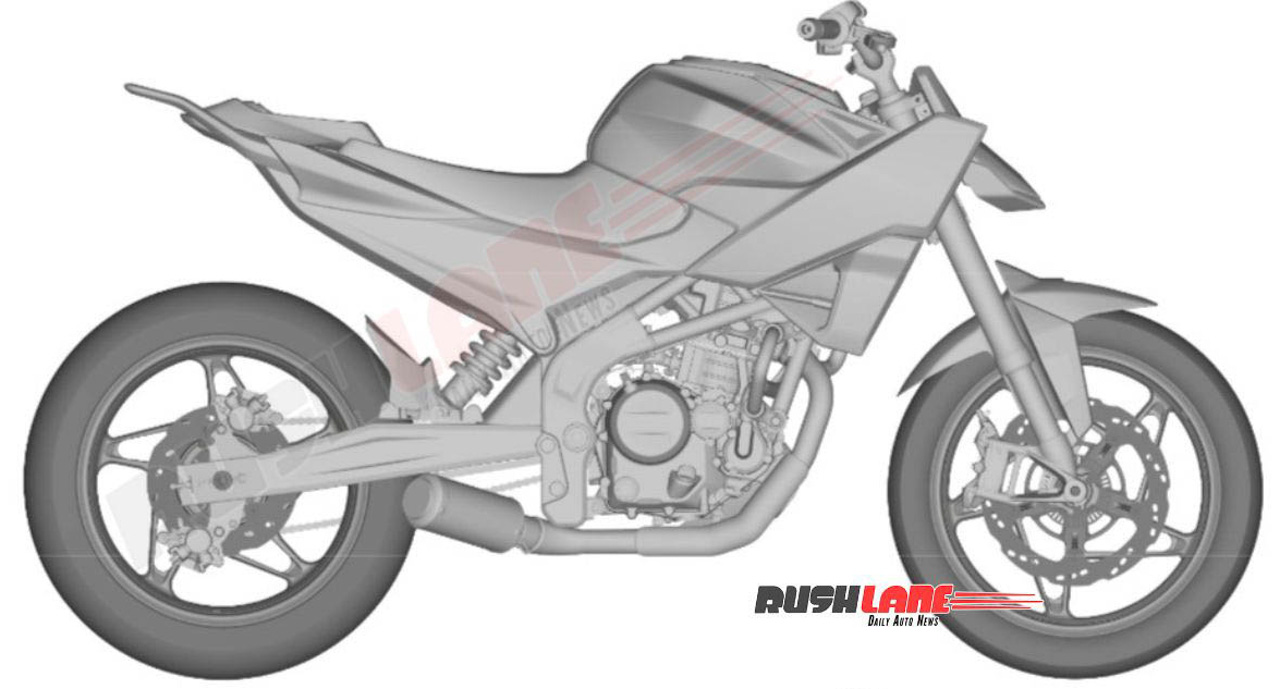 TVS Apache RTR Hyprstunt Design Patented In India – Factory Stunt Bike?